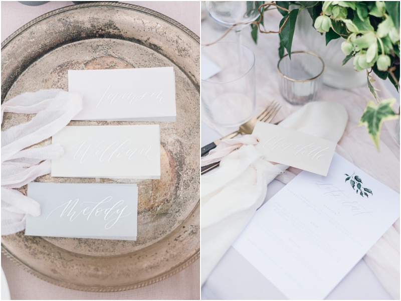 Wedding Stationary, Invitations, Place Names, Calligraphy, Styling, Willow Beau