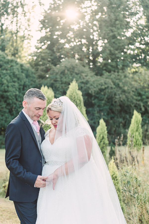 Statham-lodge-golden-light-couples-portrait-Outdoor-summer-UK-wedding-Photographer